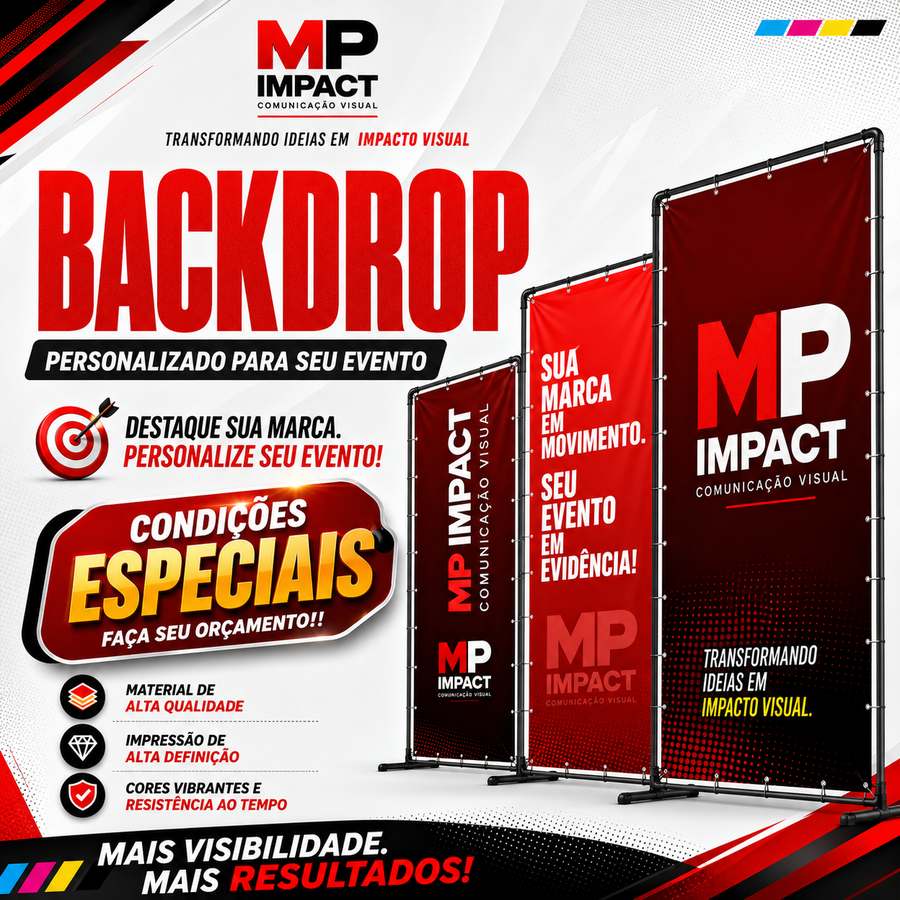Backdrop de evento MP Impact